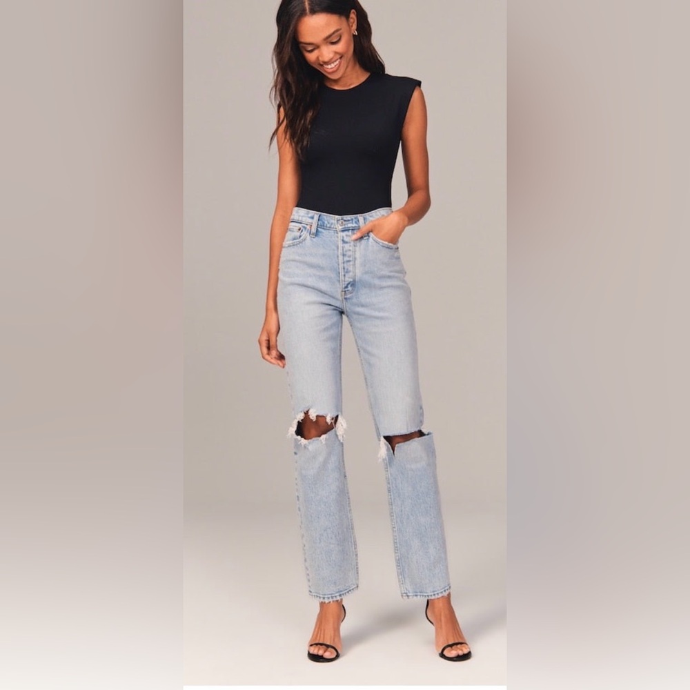 Abercrombie & Fitch The Dad High Rise Jeans